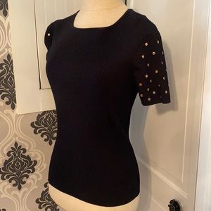 Zara Black Knit Top